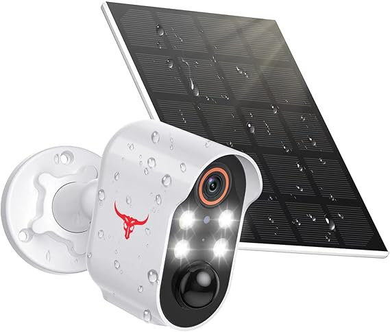 Aiwit Wireless Security Camera, Home Surveillance with Solar Panels, Hd Night Vision, Ai Intellig... | Amazon (US)