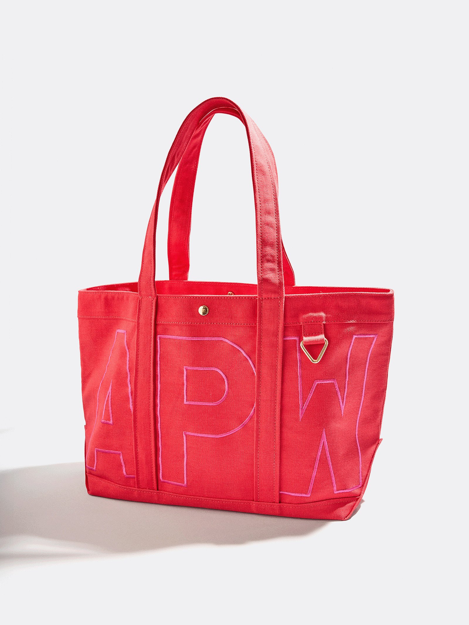 Custom Alpha Tote - Cherry Red | BaubleBar