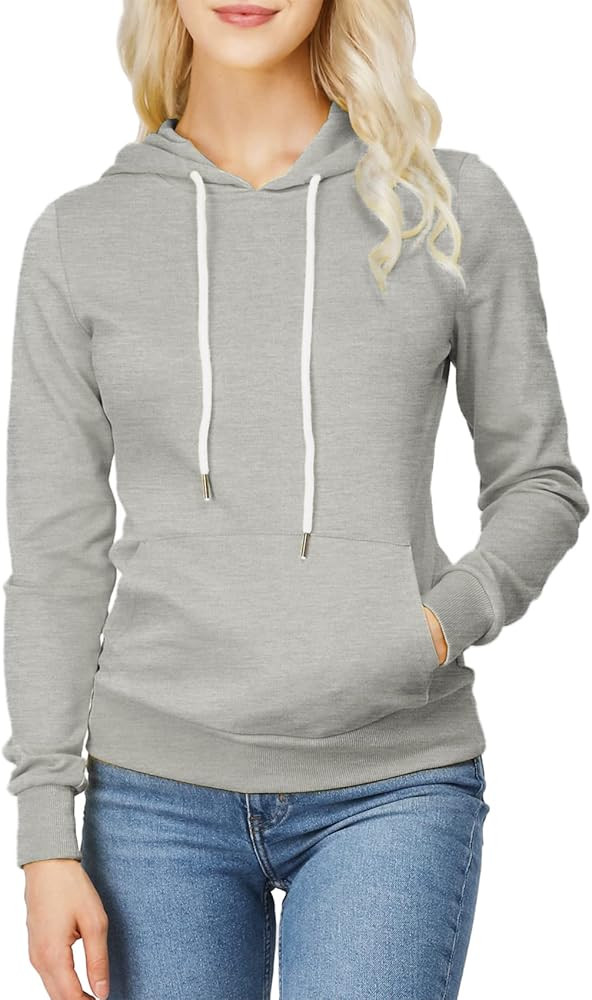 H2H Womens Active Slim Fit Zip up Long Sleeve Hoodie Jacket | Amazon (US)