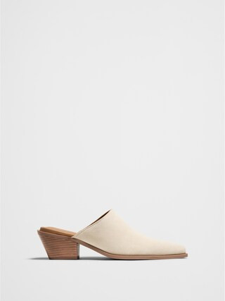 Leather Heeled Mule | Banana Republic Factory | Banana Republic Factory
