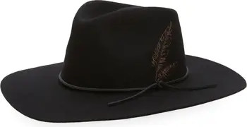 rag & bone Kacy Feather Wool Fedora | Nordstrom | Nordstrom