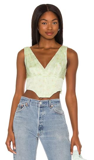 Trudy Bustier in Sage Delilah | Revolve Clothing (Global)