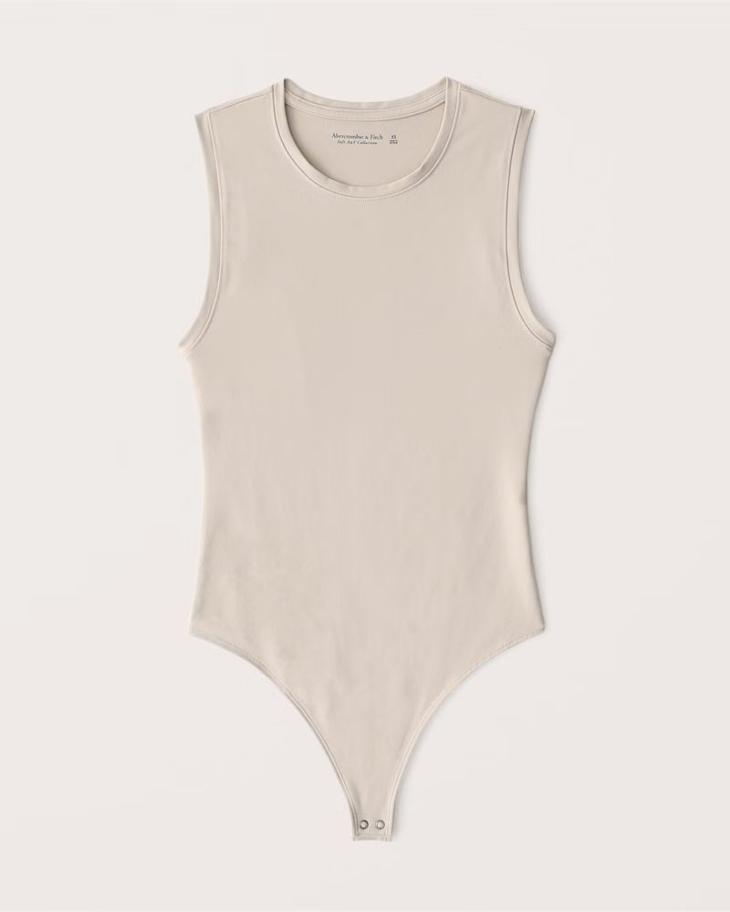 Seamless Crewneck Tank Bodysuit | Abercrombie & Fitch (US)