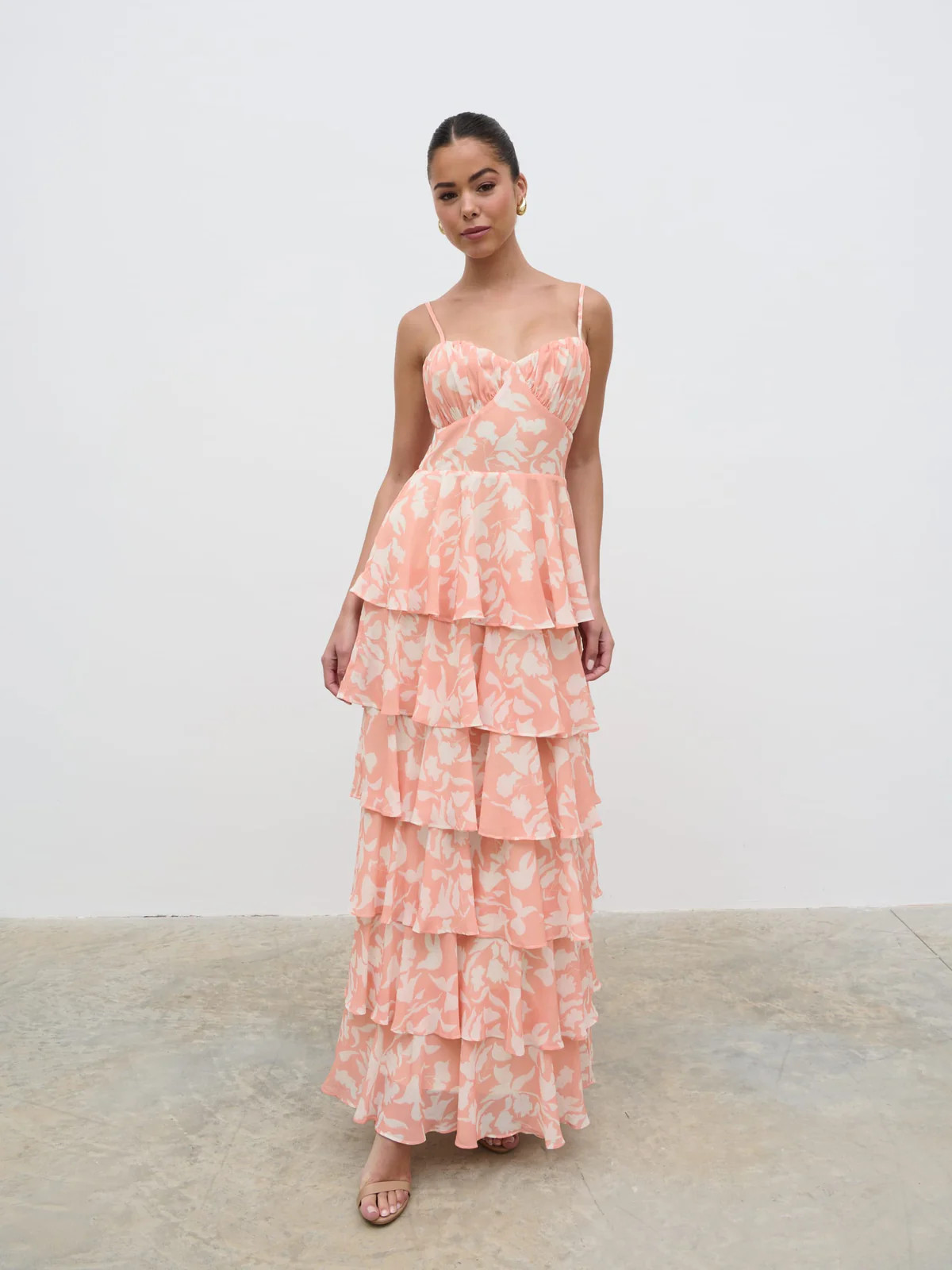 Madison Ruffle Maxi Dress | Pretty Lavish (UK)