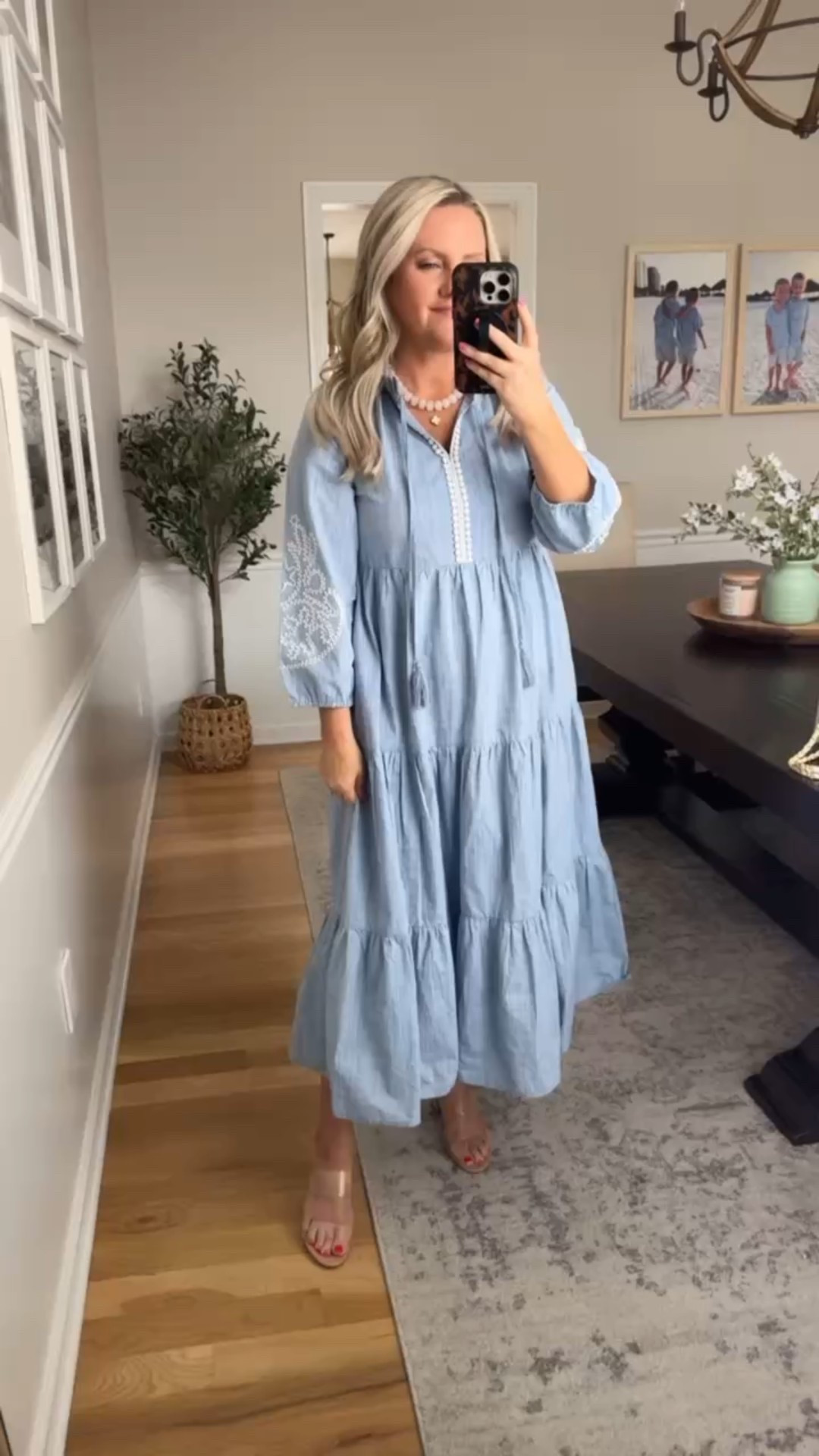 This blue maxi dress with white detailing on the sleeves is such a beautiful and elevated piece for spring. The flowy silhouette and contrast details make it perfect for church, brunch, weddings, or any special occasion.

Wearing size small.

spring dresses blue maxi dress white detail dress elegant spring outfit wedding guest dress spring outfit ideas feminine spring style flowy maxi dress womens spring fashion lovelylifestyling

#LTKootd #LTKSeasonal #LTKmomlife