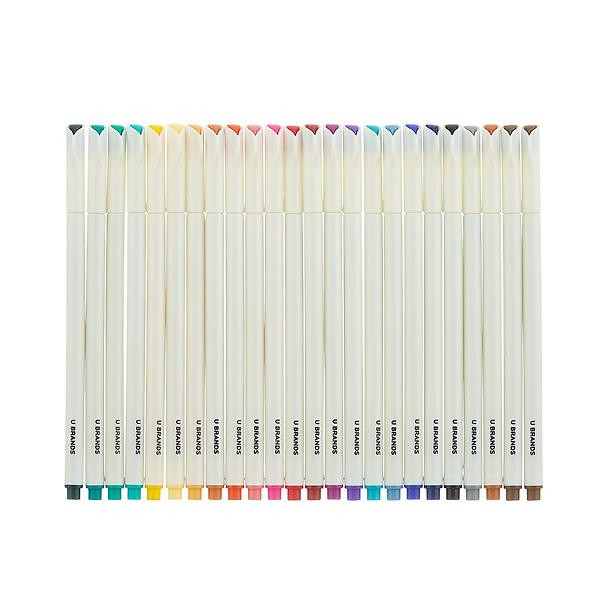 U Brands Felt Tipped Pens Pack of 24 | The Container Store