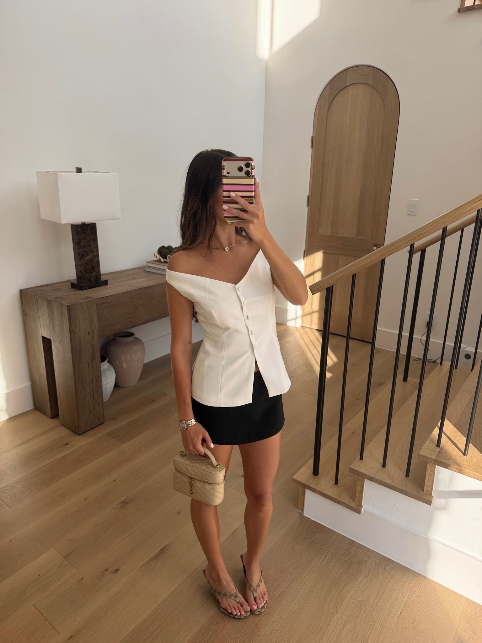 Dinner OOTD!! 🍸 

Off the shoulder top, date night outfit, dinner outfit, girls night out, aritzia, revolve, meshki, kitten heels, accessories, purse, amazon finds, summer essentials, summer outfit ideas, fall