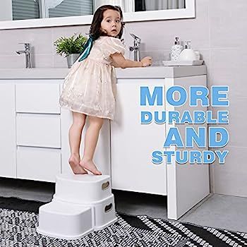 Glamore 2 Step Stool for Kids, Toddler Step Stool, Kids Step Stool for Potty Training, Bathroom T... | Amazon (US)