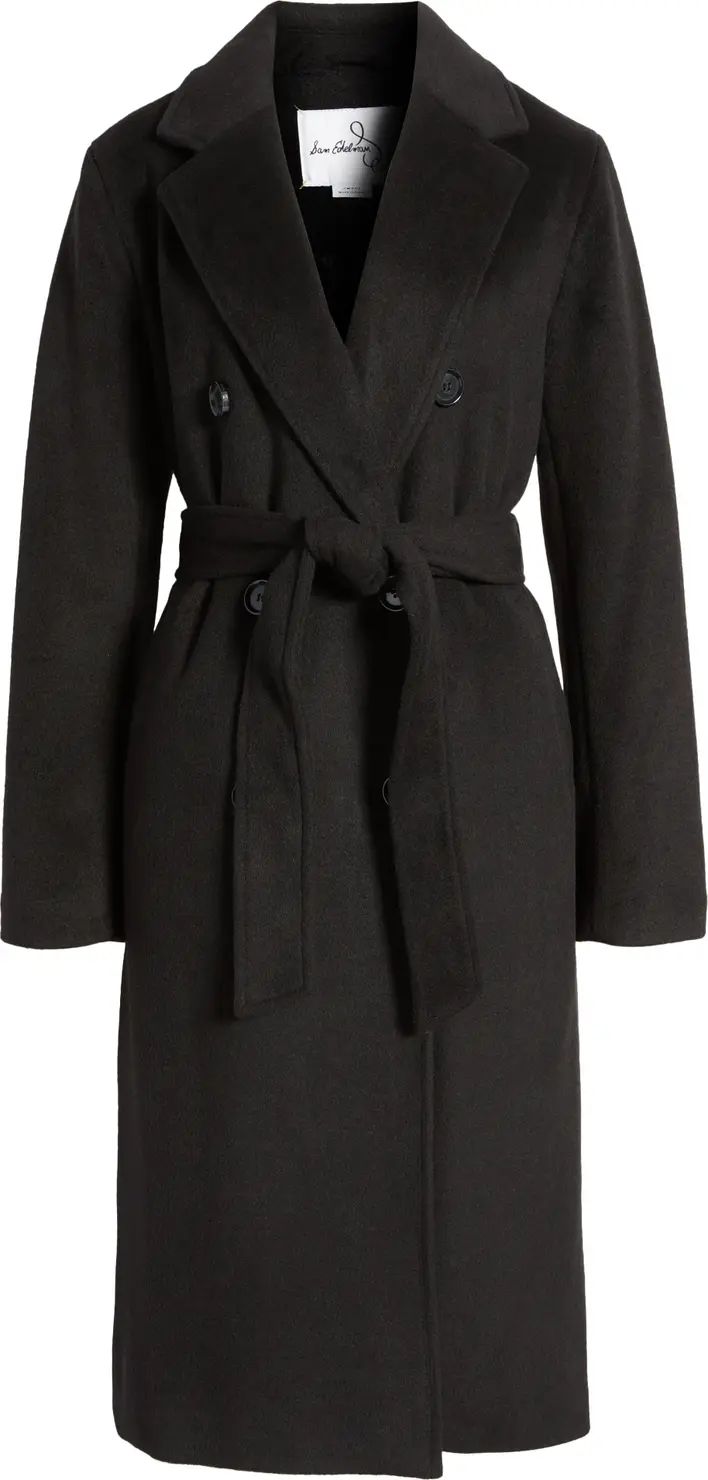 Sam Edelman Tie Waist Double Breasted Trench Coat | Nordstrom | Nordstrom