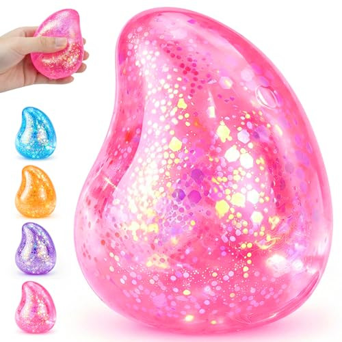 Drop Squishy Stress Balls Pink Raindrop Squishy Squeeze Toys | Amazon (US)