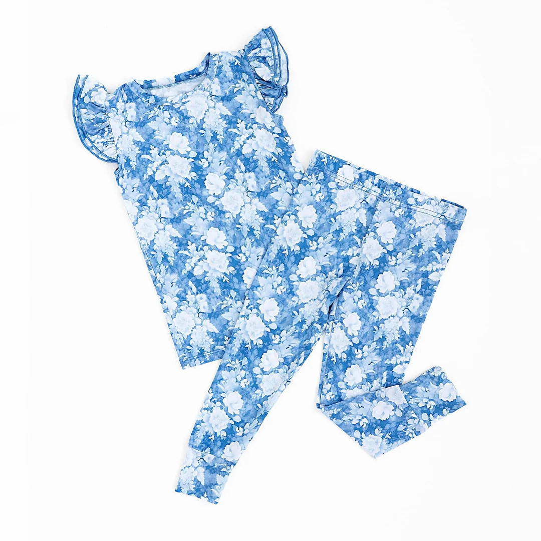 Southern Rose Two-Piece Pajama Set | Bums & Roses