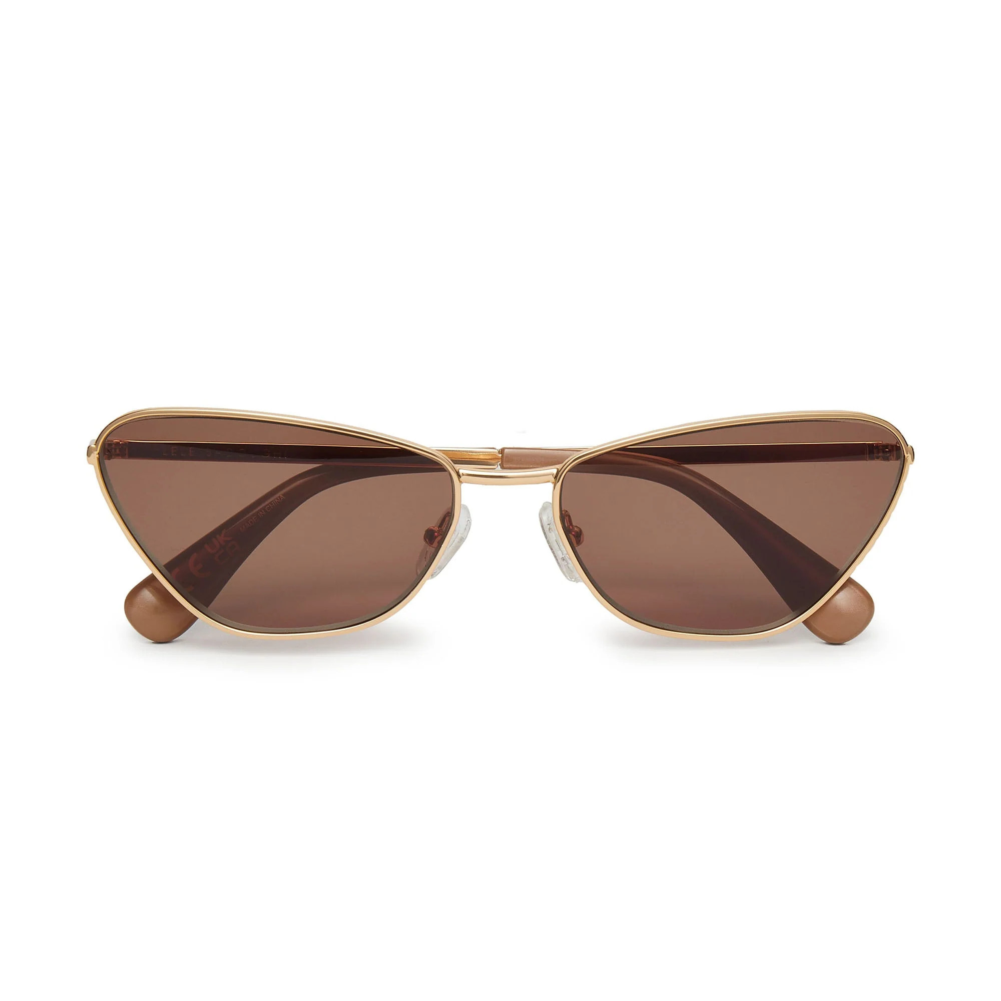 GOLD DOLLY GOLDEN FRAME SUNGLASSES | LELE SADOUGHI