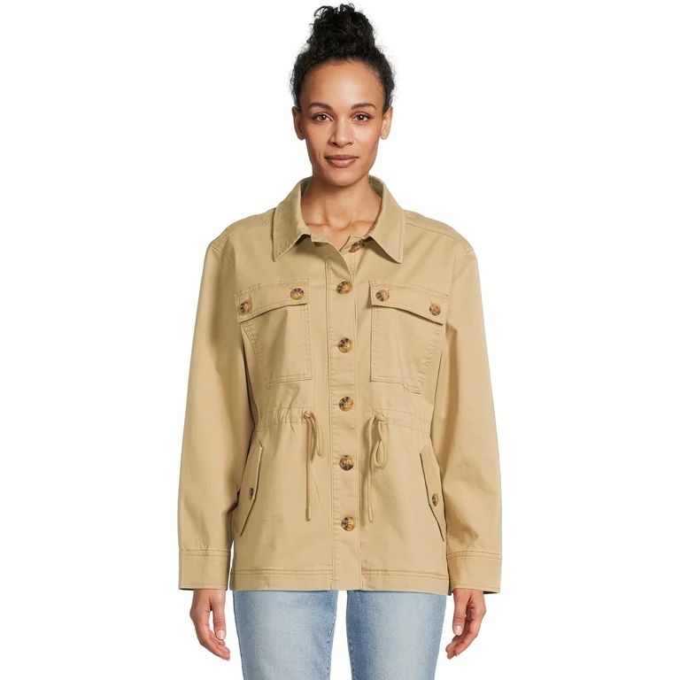 Time and Tru Women's Field Jacket, Sizes XS-XXXL | Walmart (US)