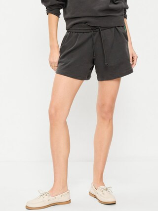 High-Waisted Pull-On Shorts -- 5-inch inseam | Old Navy (US)