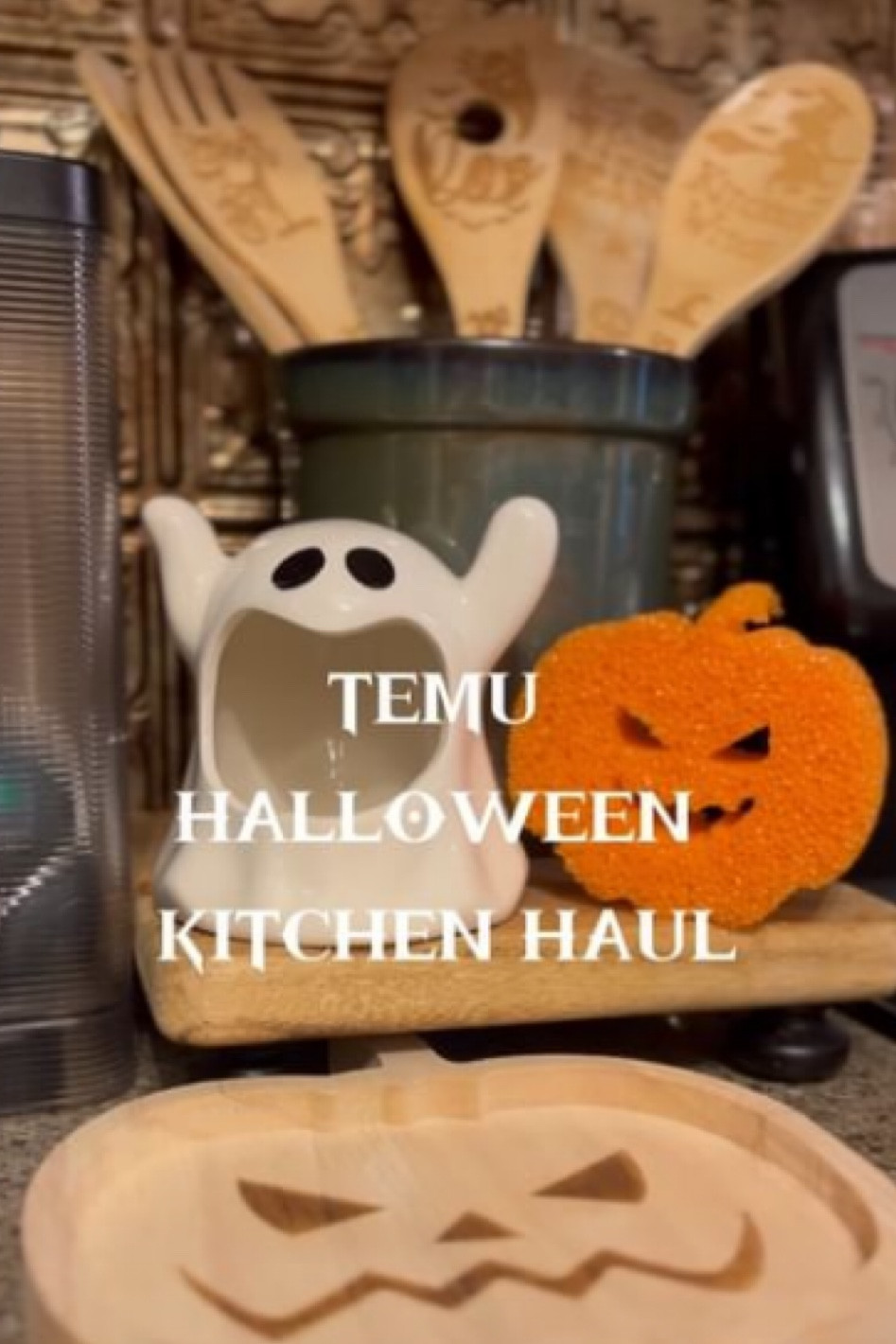 Halloween Pumpkin Shaped Cleaning & Temperature Sensitive Sponge