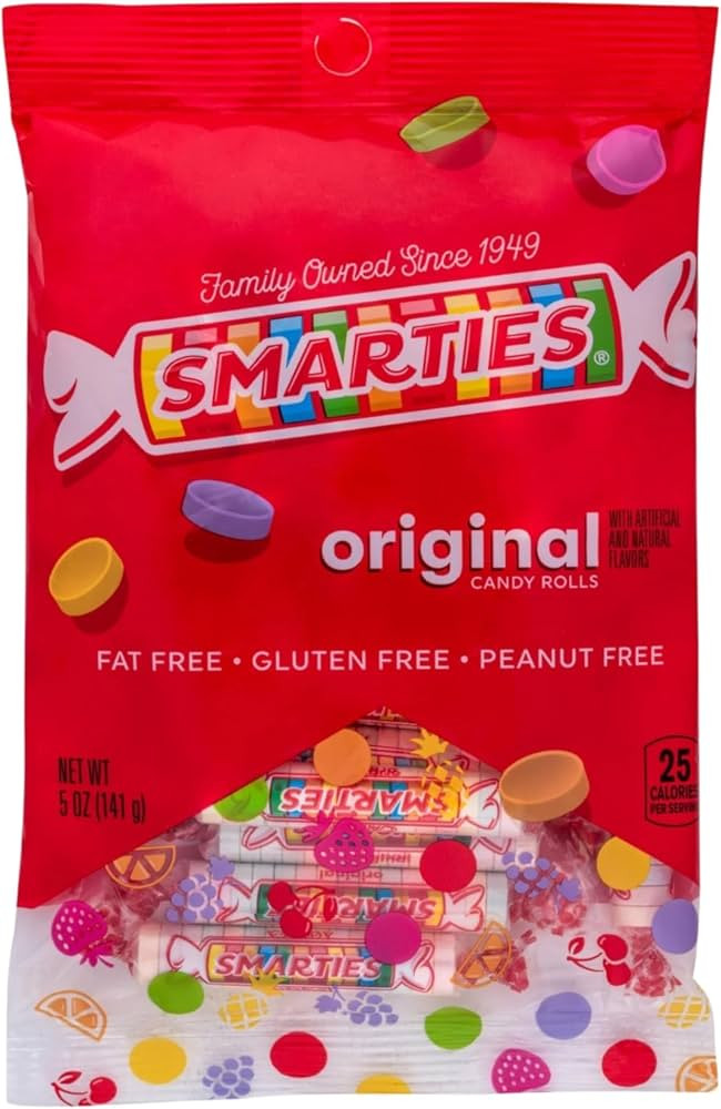 Smarties Candy Bulk Rolls Original Flavor - Gluten & Vegan Free - Classic Sweetness From Family O... | Amazon (US)