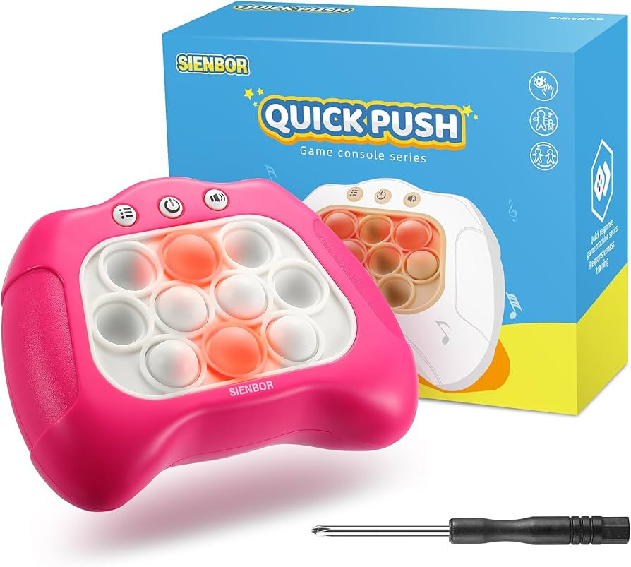 Quick Push Game Console ,4 Modes Games, A Toy Game Machine That Exercises Reaction Ability and Im... | Amazon (US)