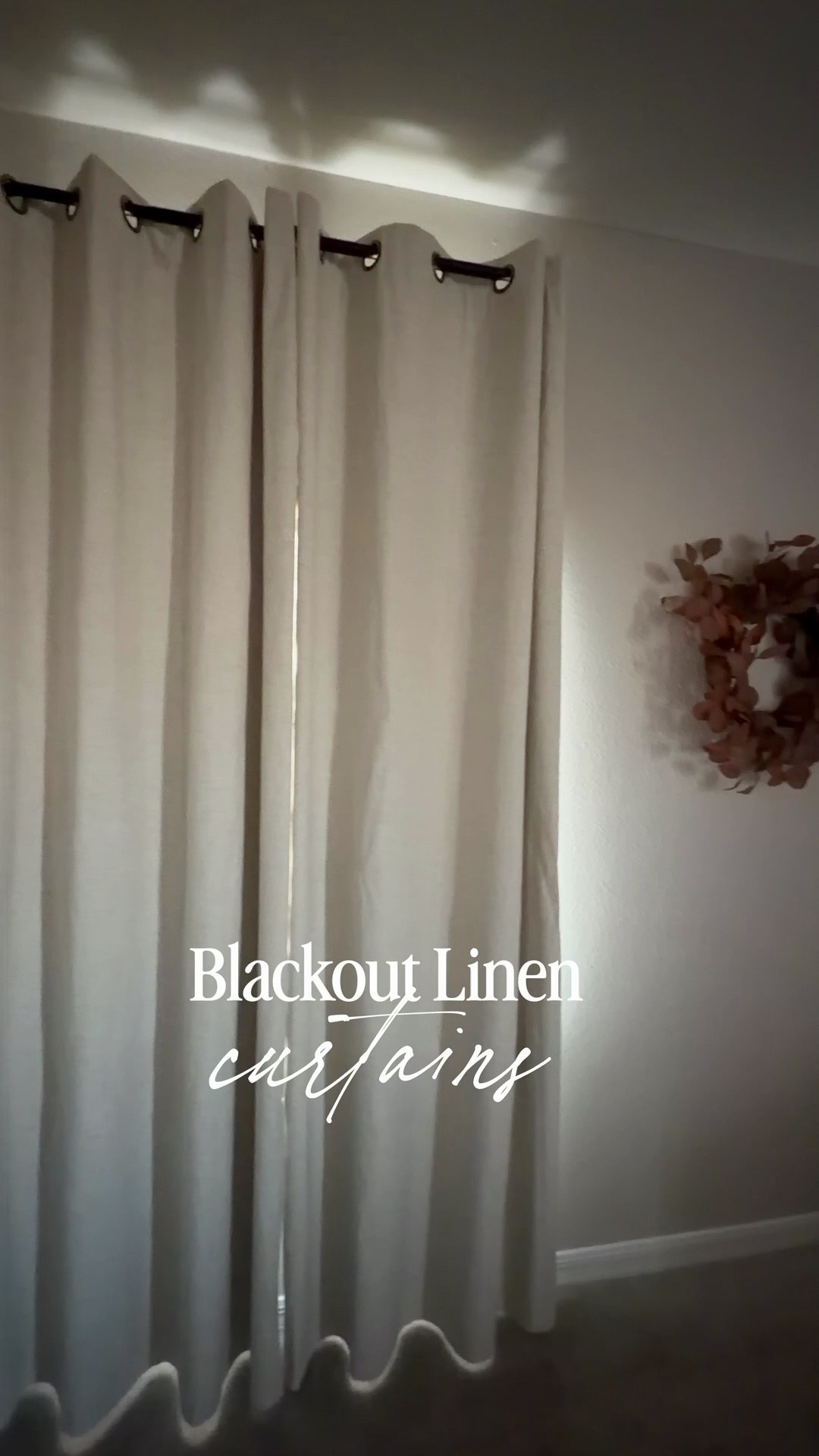 Daytime movie marathons required a serious curtain upgrade. 🍿✨

I really wanted something that looked gorgeous in the space, but could actually block out the sun in the middle of the afternoon. 

These blackout curtains completely delivered:

 That pretty, relaxed 30% linen look
 Total blackout (no glare on the screen!)
 Helps keep the room cool & quiet

Pretty plus functional is always a win in my book. 🤍

Tap the link below to shop these exact curtains and bring this cozy setup to your own space!

#LTKhome #LTKstyletip #LTKunder50 #homedecor #linencurtains #cozyhome #windowtreatments #homefinds

#LTKHome
