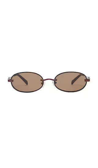 Jean Sunglasses in Bronze & Brown Mono | Revolve Clothing (Global)
