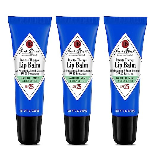 Jack Black Intense Therapy Lip Balm Stocking Stuffers for Adults, Jack Black Lip Balm SPF 25, Lip... | Amazon (US)