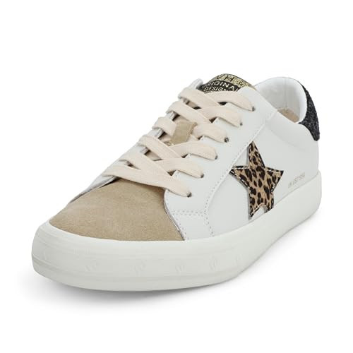 Vintage Havana Grande Women’s Fashion Sneakers White/Camel Leopard Pop 5.5 | Amazon (US)