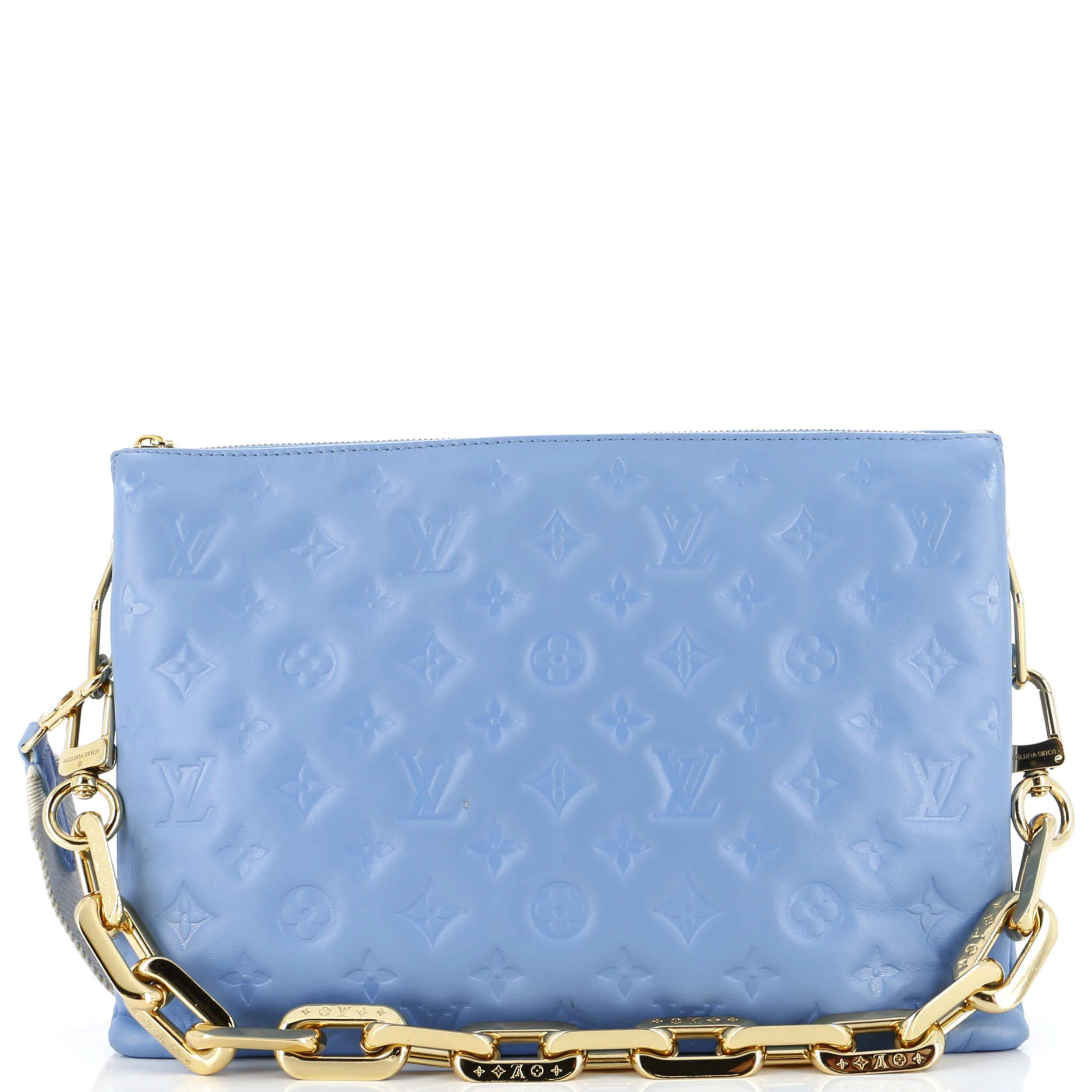 Coussin Bag Monogram Embossed Lambskin MM | Shop Simon