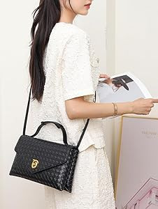 Woven Bags for Women Clutch Bag Cross Body Bag Trendy Totes Hobo Purse Summer Shoulder Bag Handba... | Amazon (US)