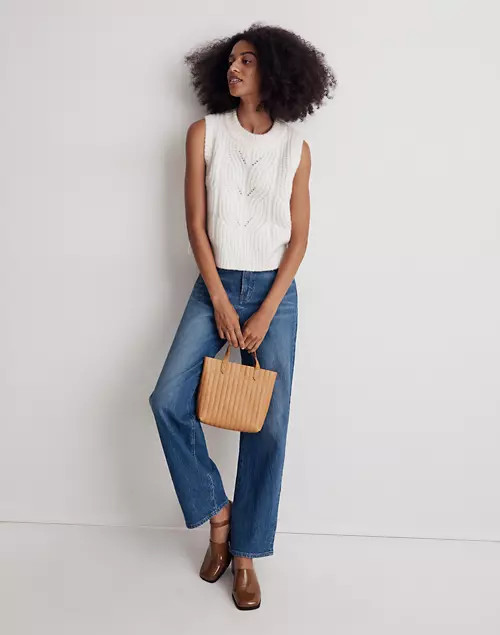 Pointelle Knowe Sweater Vest | Madewell