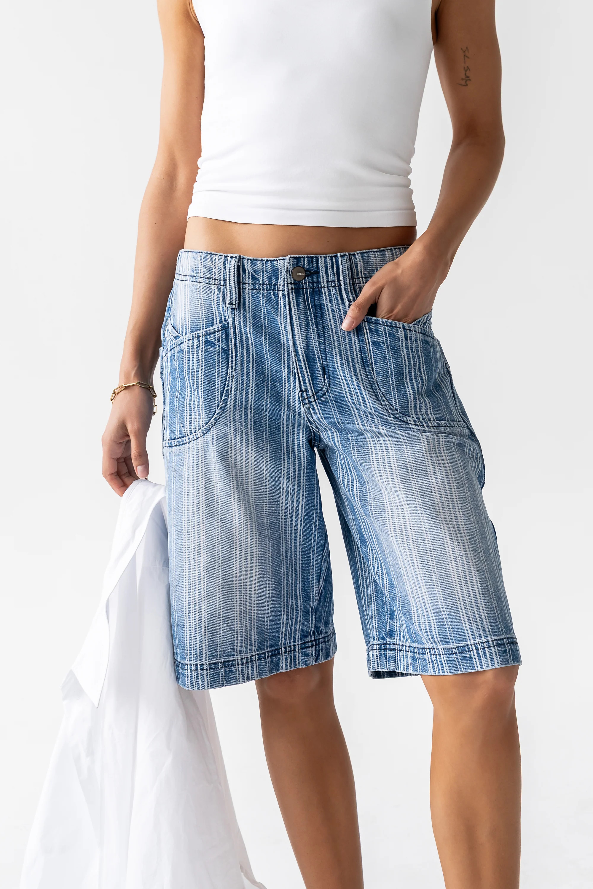 Franklin Striped Bermuda Shorts | Böhme US