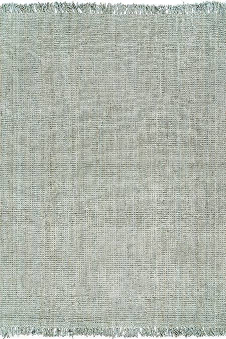 Sage Chunky Jute Tasseled 9' 6" x 13' 6" Area Rug | Rugs USA