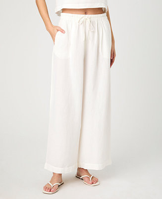 Women's Birdie Wide-Leg Trousers | Macy's