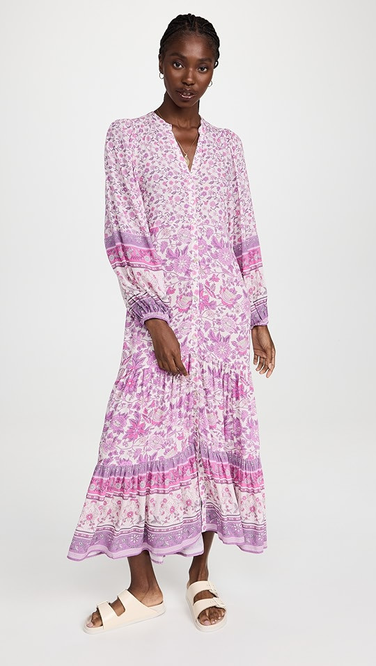 SPELL Mossy Button Through Gown | SHOPBOP | Shopbop