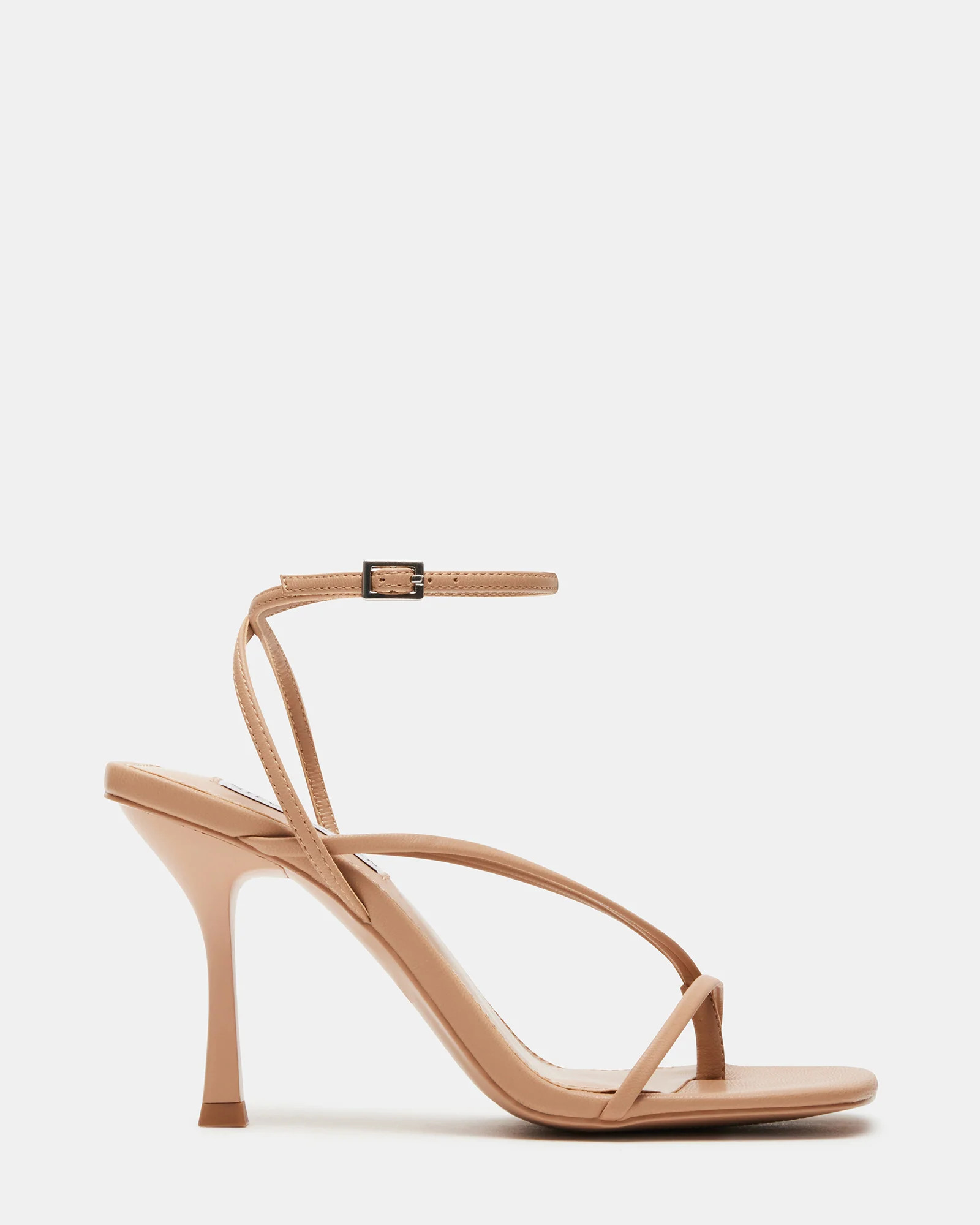 ANNIE Natural Strappy Heel | Women's Square Toe Heel | Steve Madden (US)
