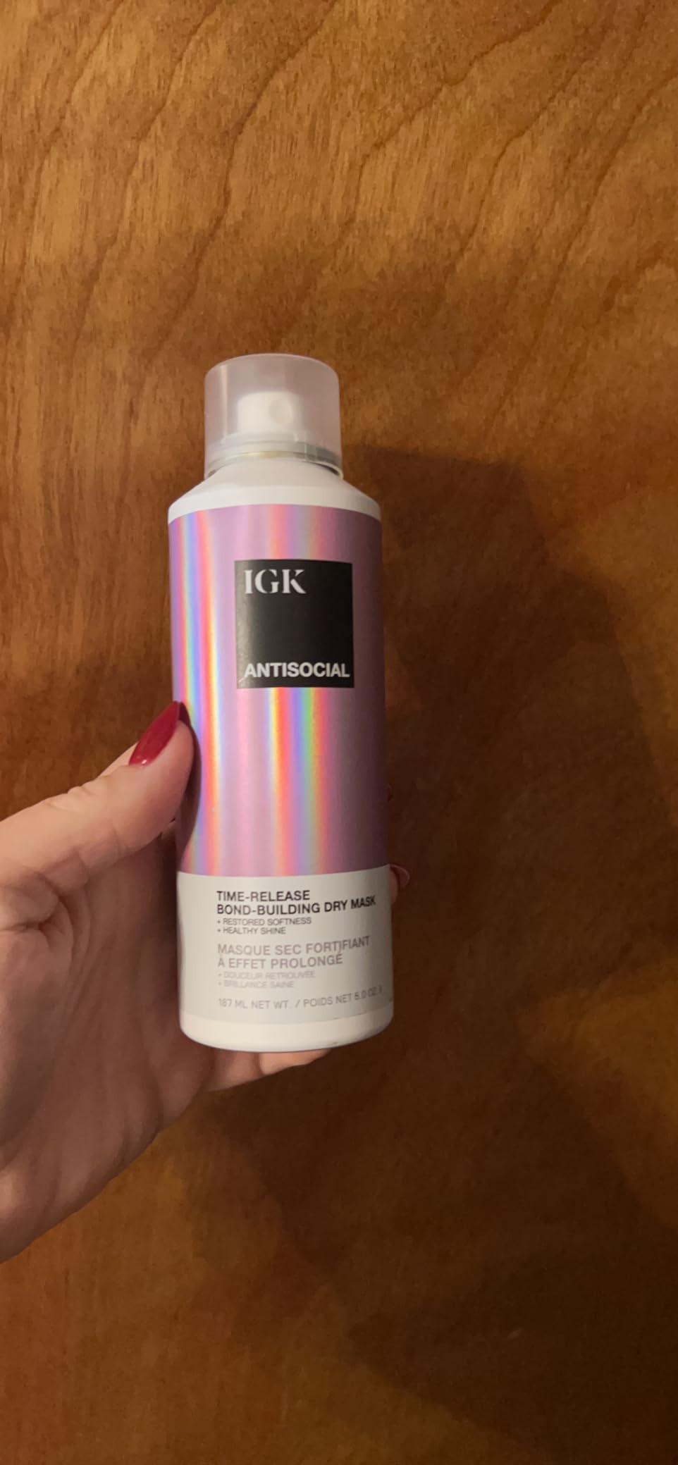 IGK ANTISOCIAL Bond-Building Dry Hair Mask | Repair + Soften + Shine | Vegan + Cruelty Free | | Amazon (US)