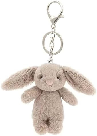 Miokkley Cute Bunny Plush Keychain for Backpack, 3.5" Inch Mini Rabbit Keychain Purse Charm Penda... | Amazon (US)
