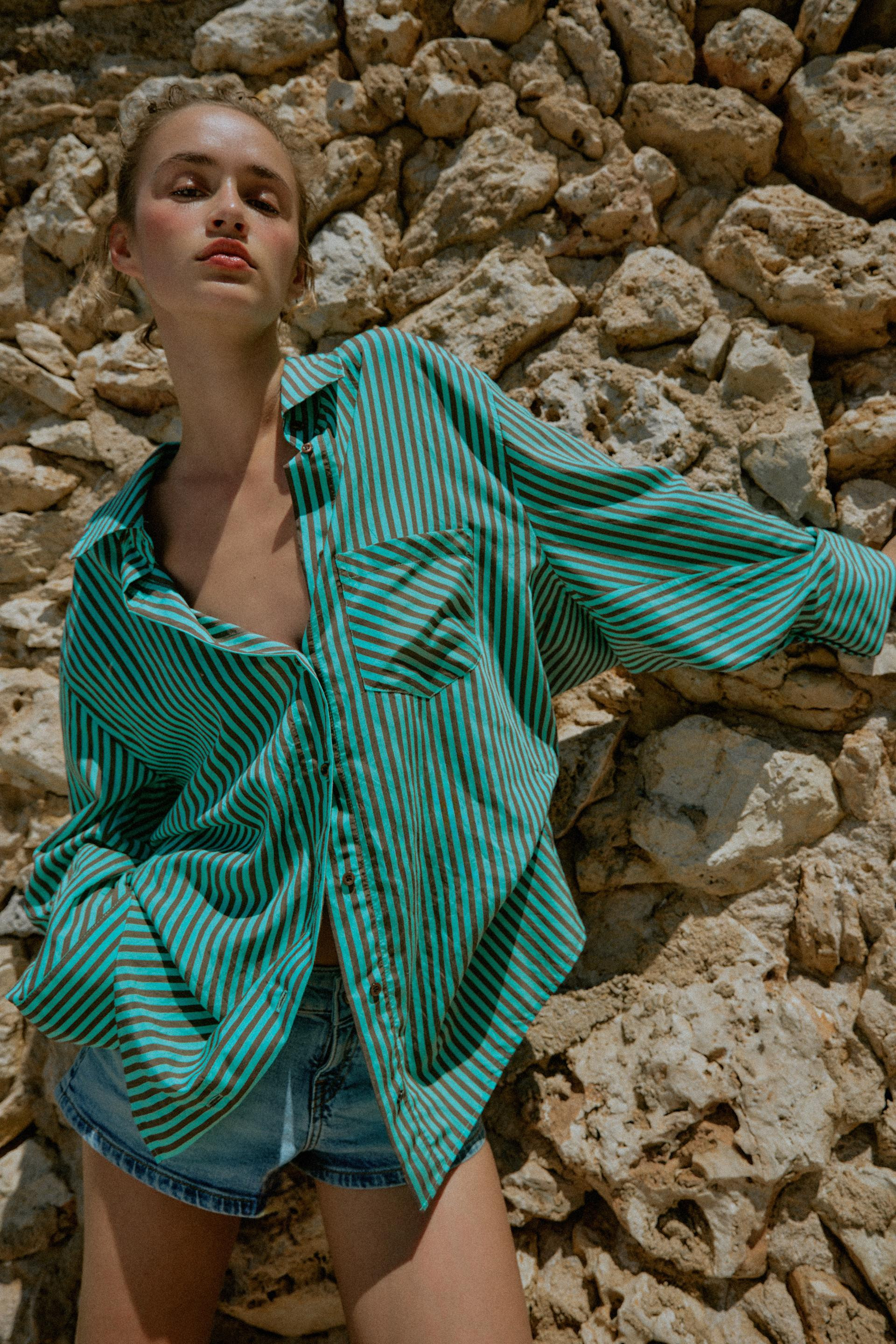 OVERSIZE STRIPED SHIRT | Zara US