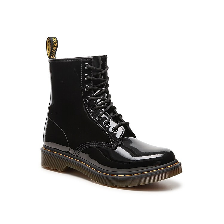 Dr. Martens | Women's | Black Patent Leather | Size UK 3 / US 5 | Boots | DSW