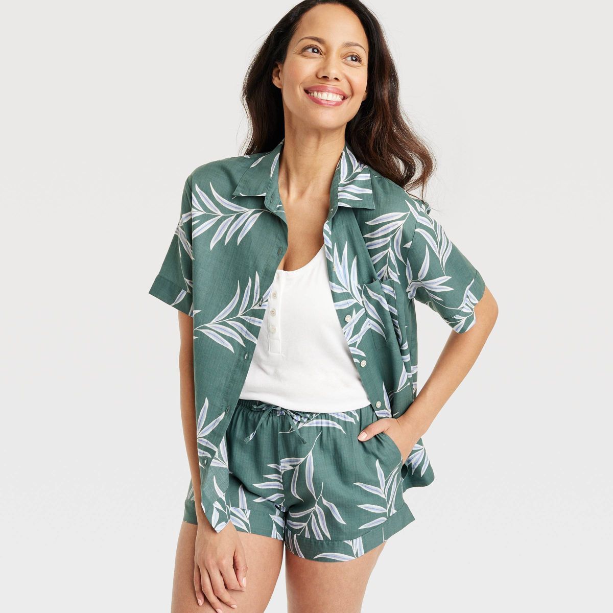 Women's Cotton Blend Pajama Shorts - Stars Above™ | Target