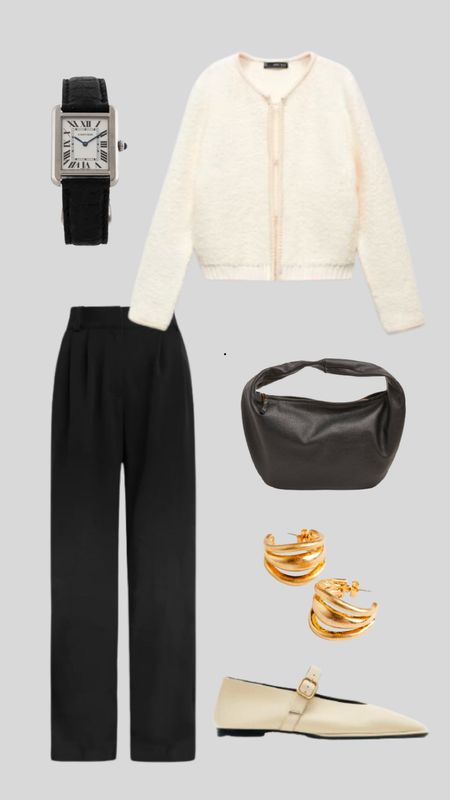 Black Trousers // Boucle Cardigan Look

#LTKshoecrush #LTKSeasonal #LTKstyletip