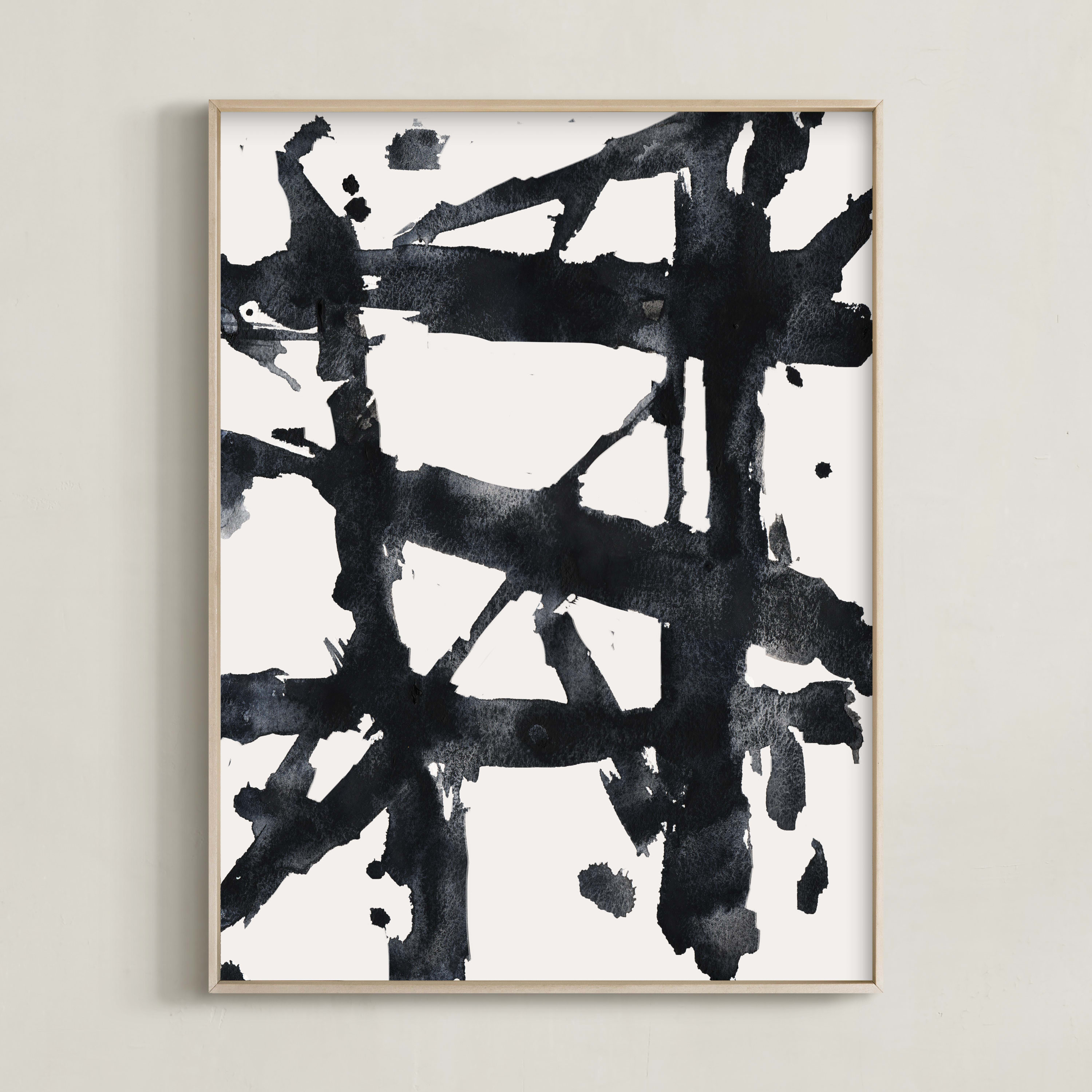 "Ink Bridges" - Painting Limited Edition Art Print by Afton Harding. | Minted