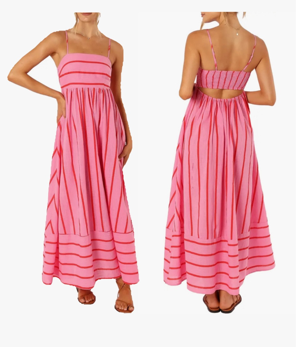 Summer Dress

Such a cute dress with the cutout back. Loving the color and preppy stripes. Makes me want to plan a trip to Nantucket! 

#LTKxNSale #LTKSummerSales #LTKFindsUnder100