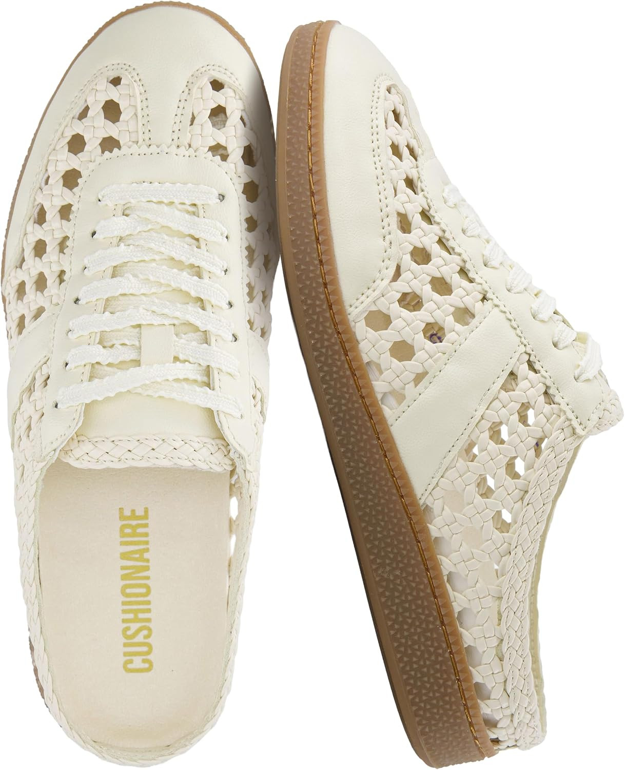 CUSHIONAIRE Buffy Woven Slip On Backless Sneaker Mules for Women | Amazon (US)