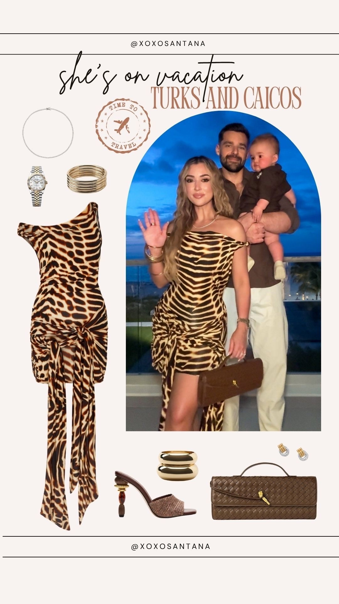 Vacation style 🤎 wearing a size XS in the dress!

#LTKootd #LTKmomlife #LTKTravel