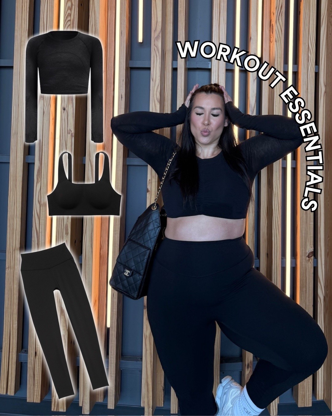 Workout essentials! My holy grail favorites!

Lip combo:
Charlotte tilbury lipliner (Color: Iconic Nude)
Charlotte tilbury Hot Shots Lipstick (Color: Kim KW)
Dibs gloss (Color: Italian soda)

Dirty Soda Recipe:
3 parts Diet Coke decaf 
1 part Alani lime slush
Splash of Chobani toasted coconut vanilla creamer 

#LTKfitnessgoals #LTKActive #LTKMidsize