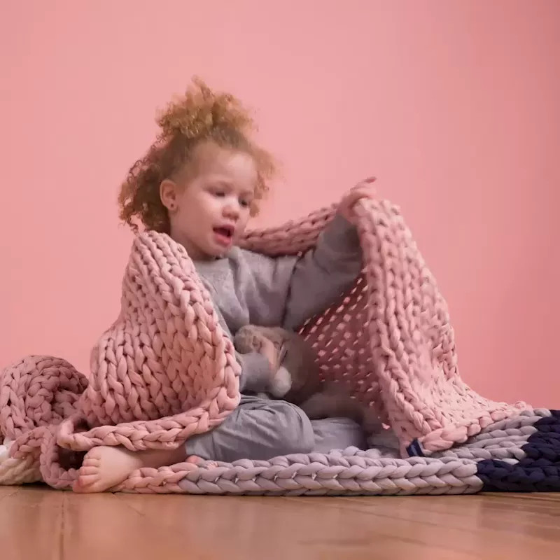 Weighted Blanket for Kids - Nappling - Bearaby\u00ae Child's Blanket | Bearaby US