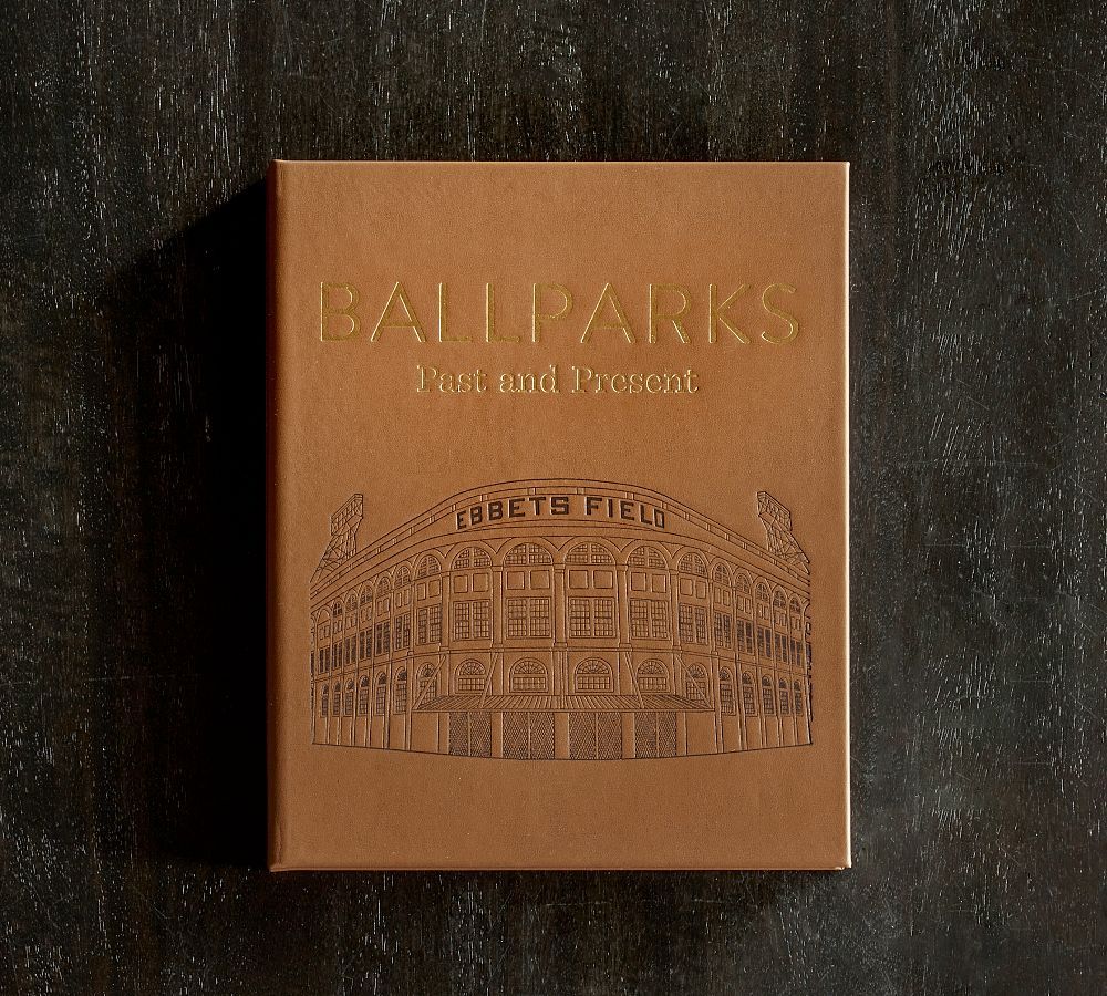 Ballparks Leather-Bound Book | Pottery Barn (US)