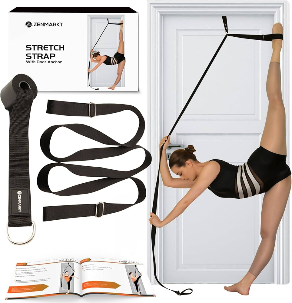 Stretching Strap With Door Anchor - Stretching Equipment to Improve Legs Flexibility - Splits Tra... | Amazon (US)