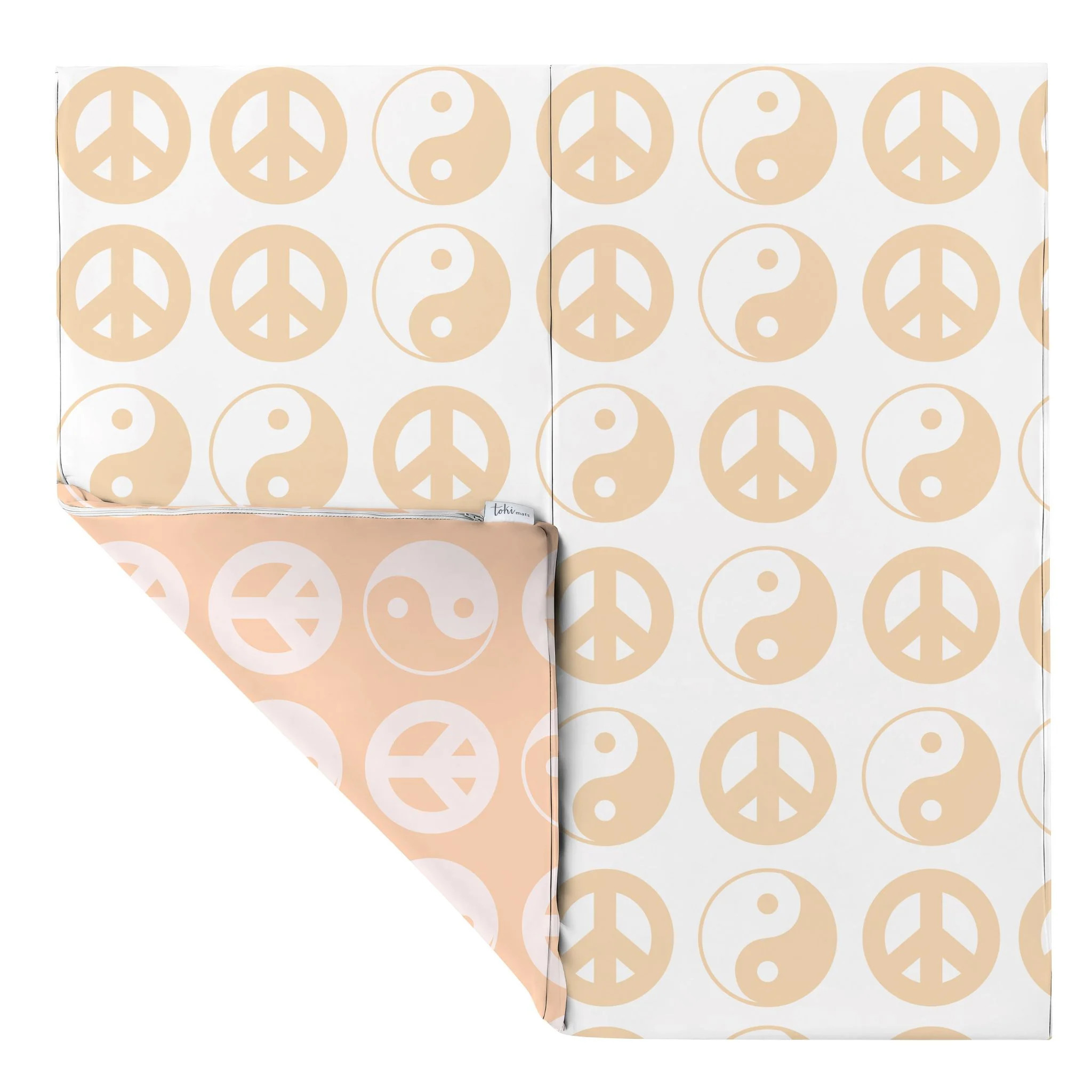 Yin Yang Vegan Leather Mat | Toki Mats