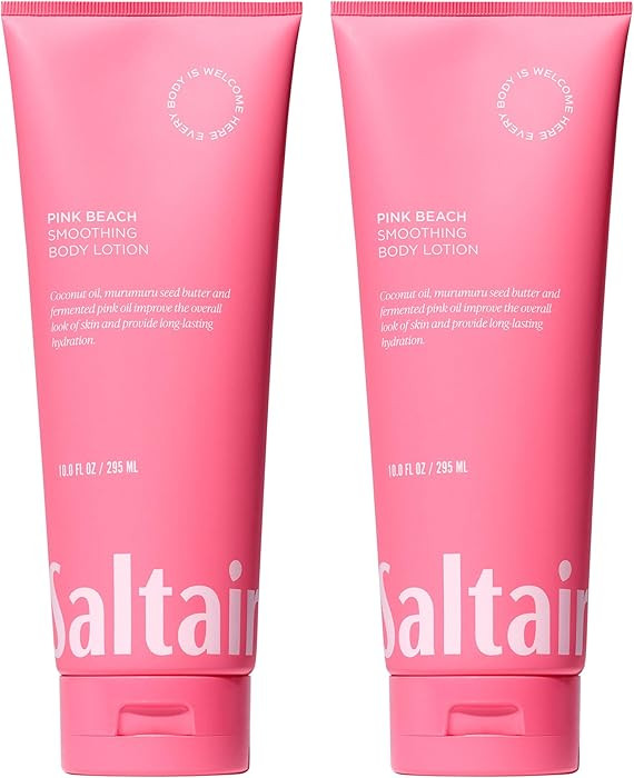 Saltair Body Lotion - 2 Pack Moisturizing Lotion For Dry Skin. Pink Beach Scented Hydrating Body ... | Amazon (US)