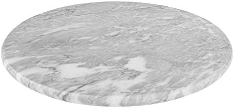 Homeries Marble Round Cheese Tray Board (12 Inches) - White Elegant Serving Platter & Tray for We... | Amazon (US)
